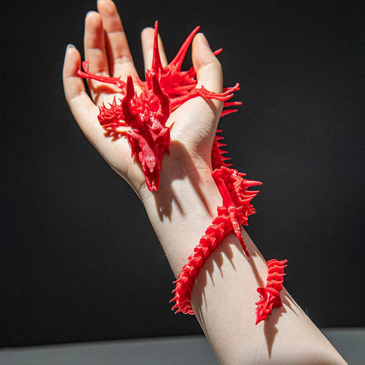 3D Printed Dragon Skeleton Model