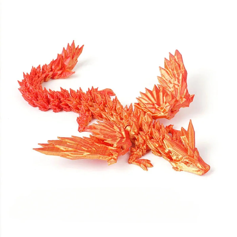 3D Rotatable Articulated Dragon in Egg – Realistic Statue & Kid Gift for Decoration or Play - Image 3