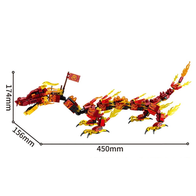 Fire Heatwave Transforming Lava Flame Dragon - Image 4