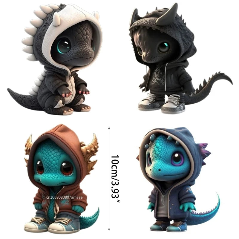 Cool Baby Dragon Resin Statue - Image 6