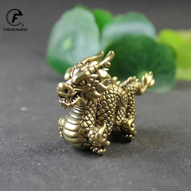 Antique Bronze Chinese Mythical Dragon Statue - Image 2