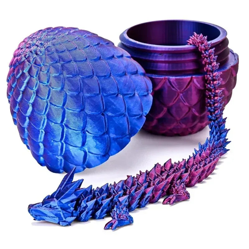 3D Printed Dragon Egg with Full-Color Dragon Model - Image 9