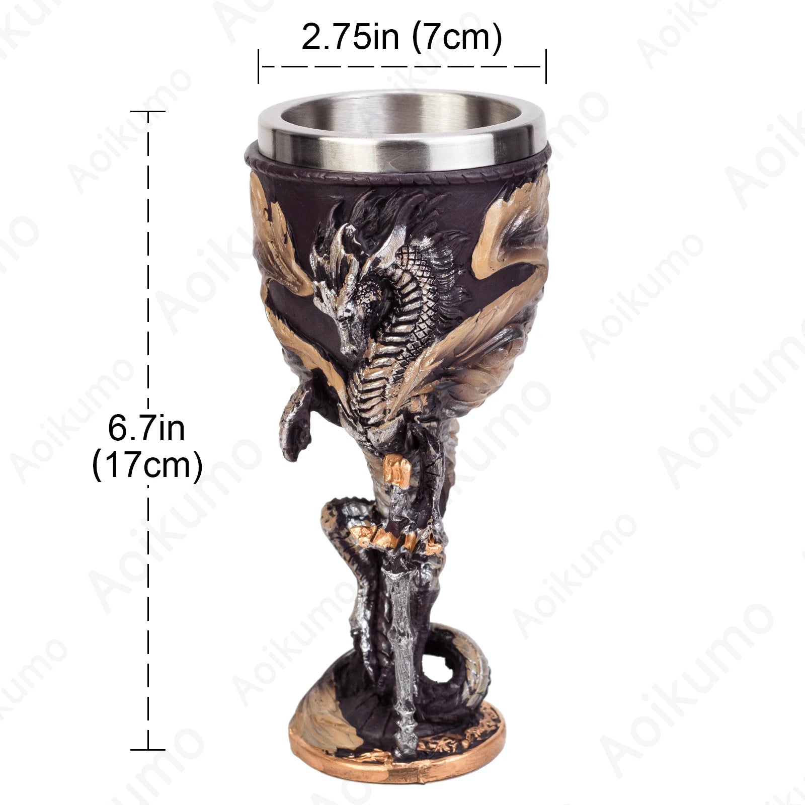 Creative Medieval Dragon Resin Goblet - Image 2