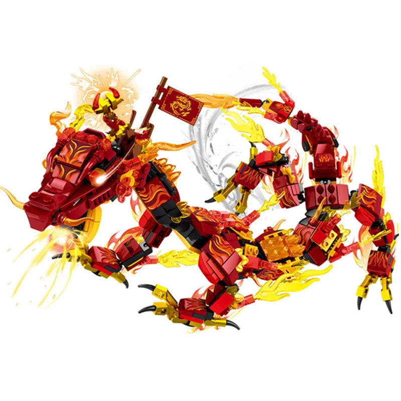 Fire Heatwave Transforming Lava Flame Dragon - Image 2