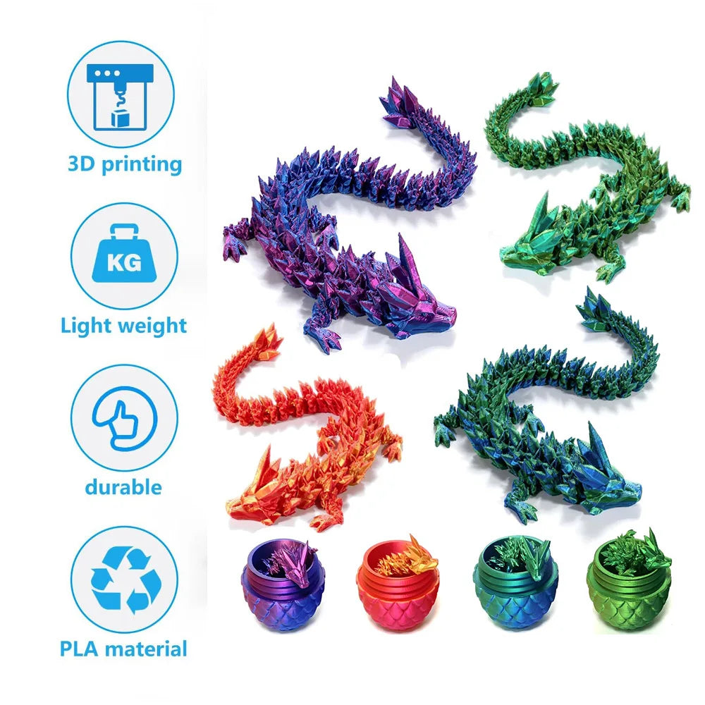 1/2PCS 3D Printed Dragon Egg - Image 4