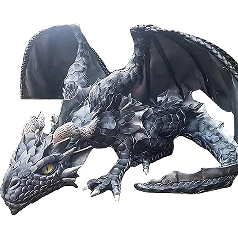 Garden Guardian Dragon Sculpture - Image 5