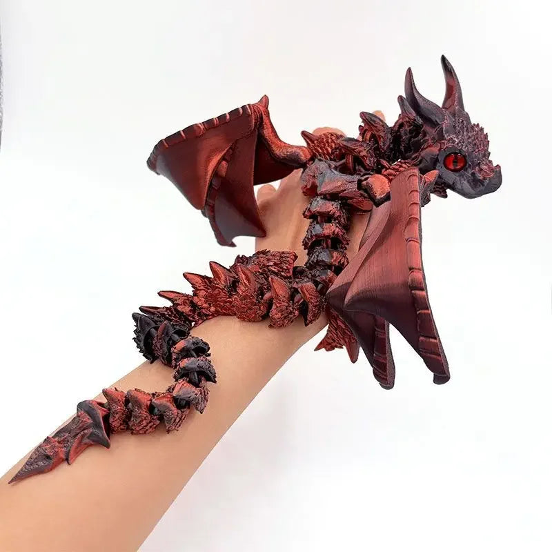 3D Rotatable Articulated Dragon – Realistic Dragon Statue for Kids & Landscaping Decoration - Image 2