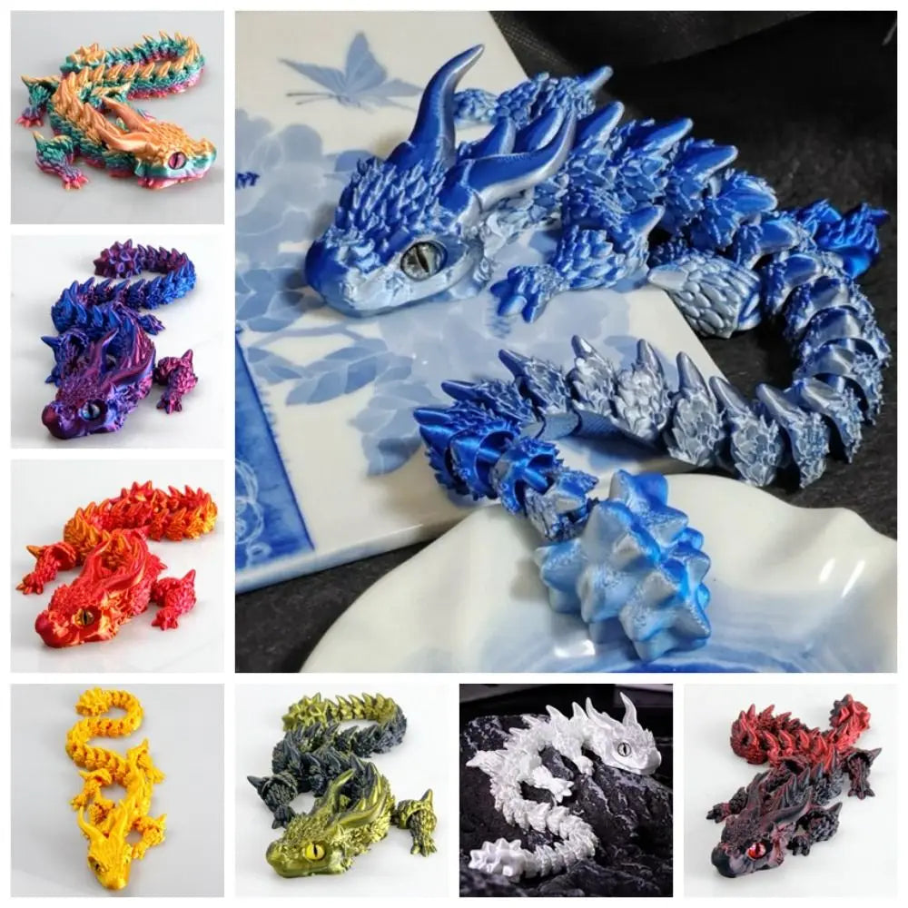 31.5cm 3D Printed Articulated Dragon - Image 2