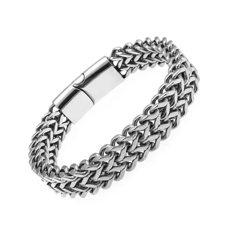Ethnic Wind Dragon Bracelet – Vintage Silver-Plated Dragon Cuff Bangle for Men - Image 32