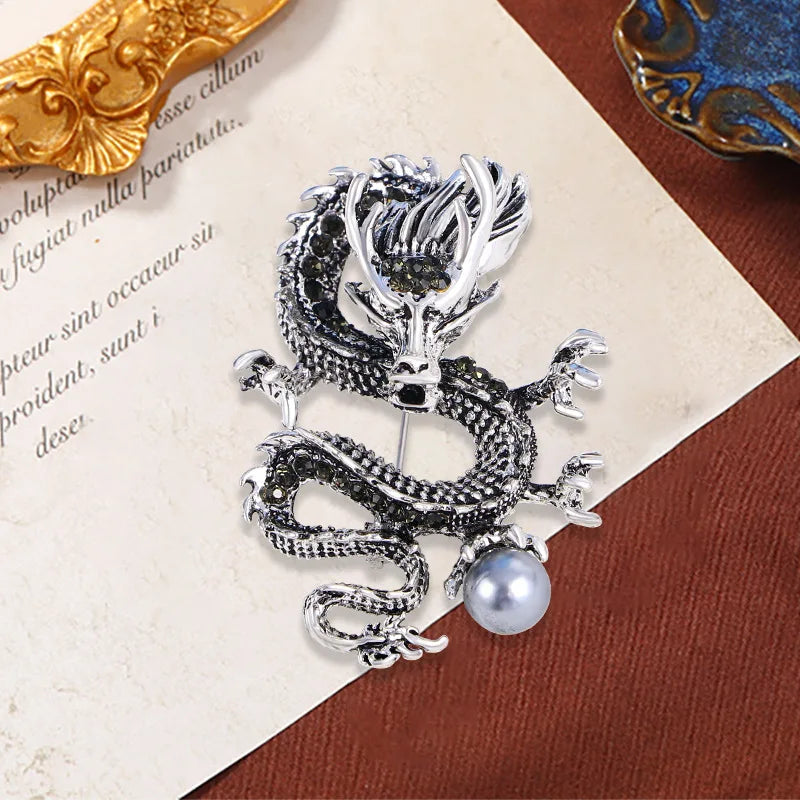 Chinese Dragon Brooch - Image 8
