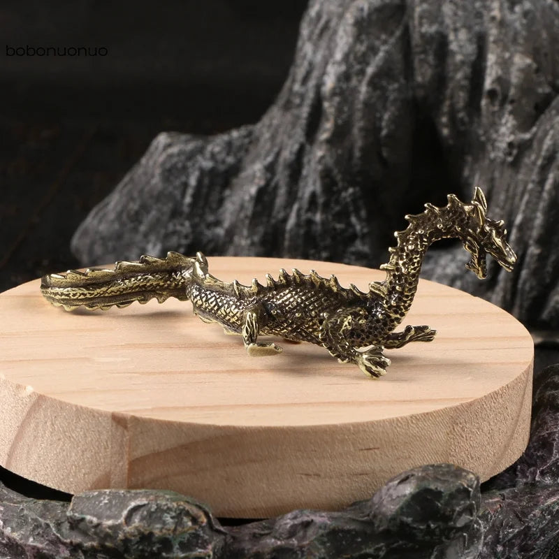 Brass Ancient Evil Dark Dragon Lord Soldiers – Desktop Miniature Figurines & Mobile Game Garage Kits - Image 4