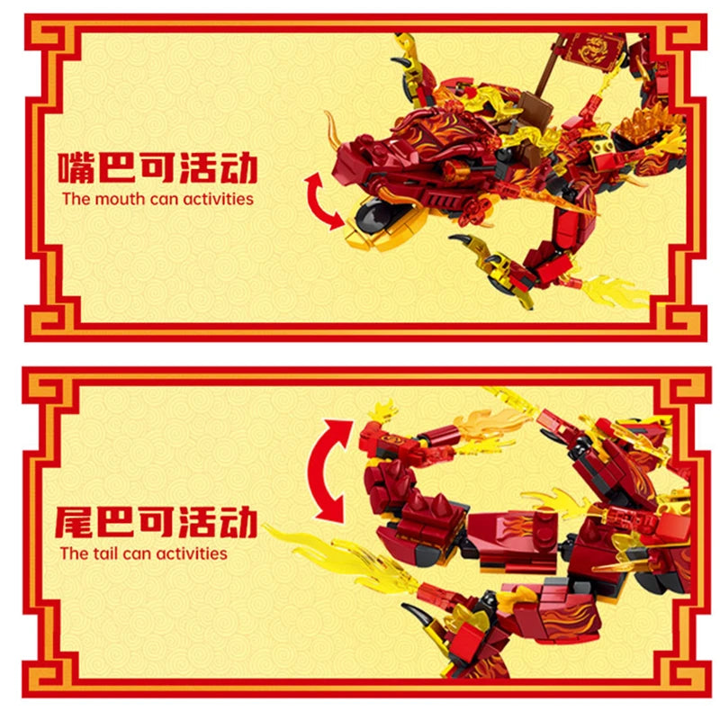 Fire Heatwave Transforming Lava Flame Dragon - Image 3