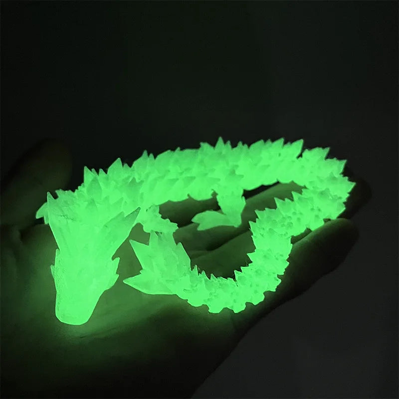 3D Printed Luminous Crystal Dragon - Image 5