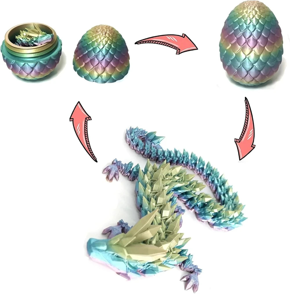 1/2PCS 3D Printed Dragon Egg - Image 5