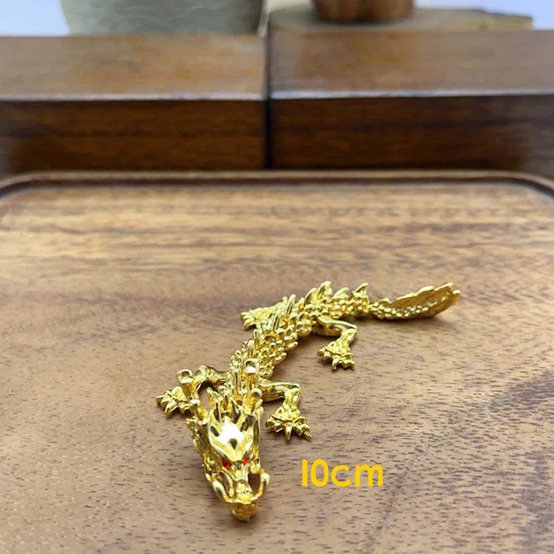 3D Alloy Dragon Model – Rotatable Dragon Tabletop Statue & Creative Kids’ Toy Gift - Image 7