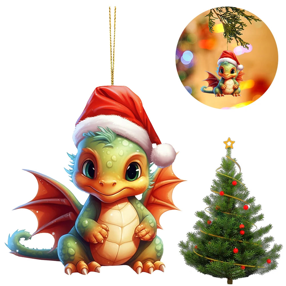 Christmas Dragon Ornaments