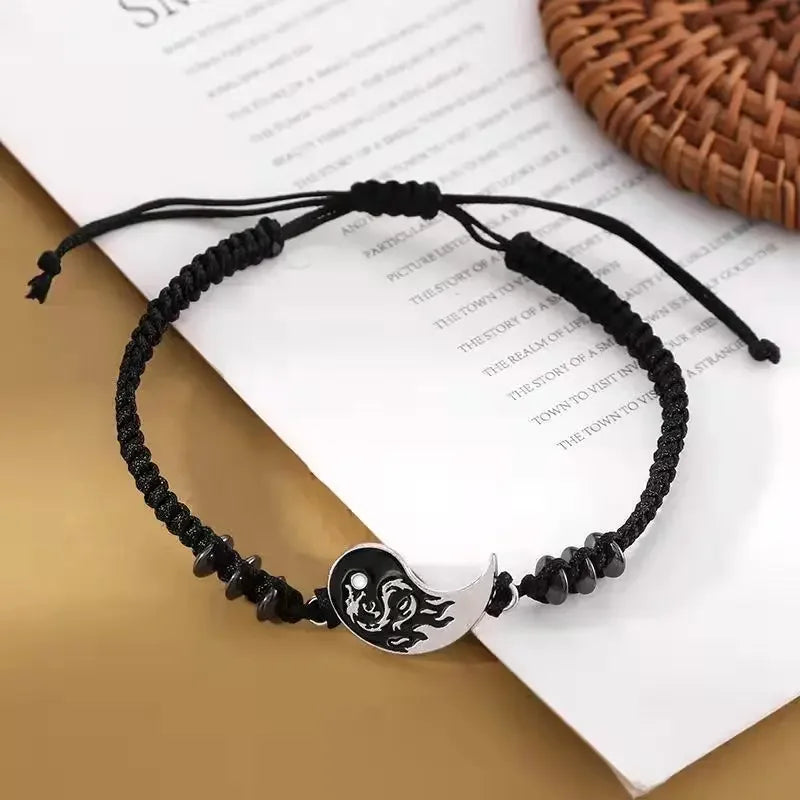Fashion Yin Yang Dragon Couple Bracelet - Image 3