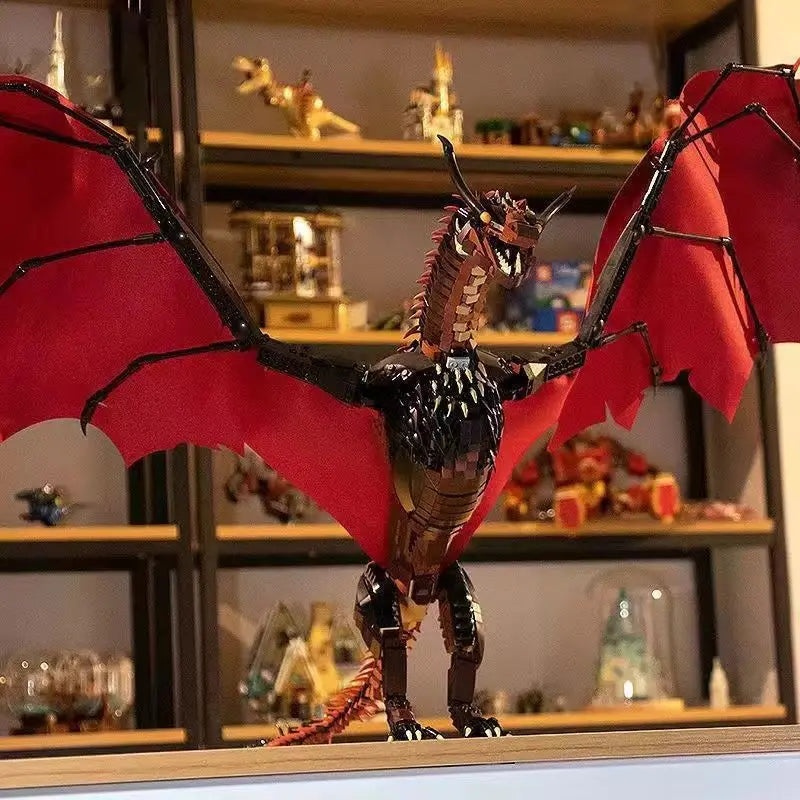 1889pcs Creative MOC Giant Dragon Building Blocks – Movie-Inspired Model for Kids & Collectors - Image 9