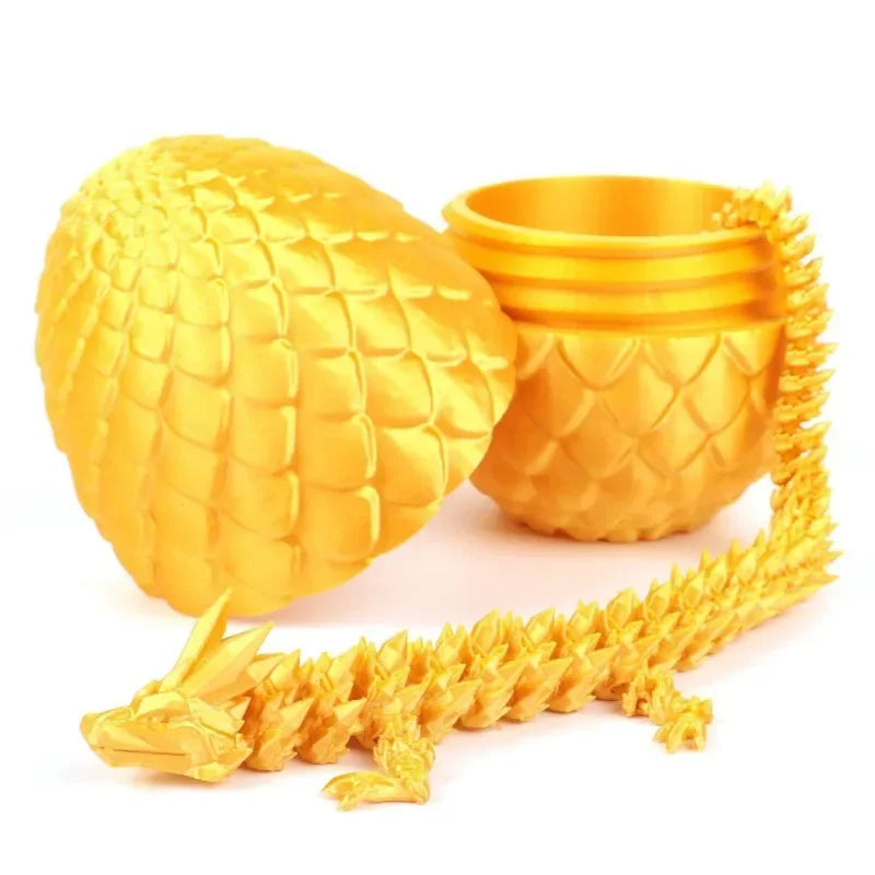 1/2PCS 3D Printed Dragon Egg with Full Articulated Dragon – Movable Desktop Toy & Collectible Ornament - Image 24