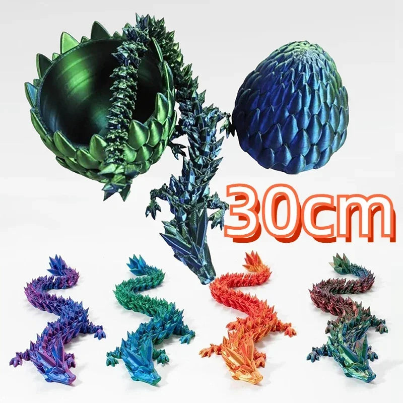 3D Printed Antistress Crystal Dragon