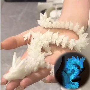 3D Printed Luminous Crystal Dragon