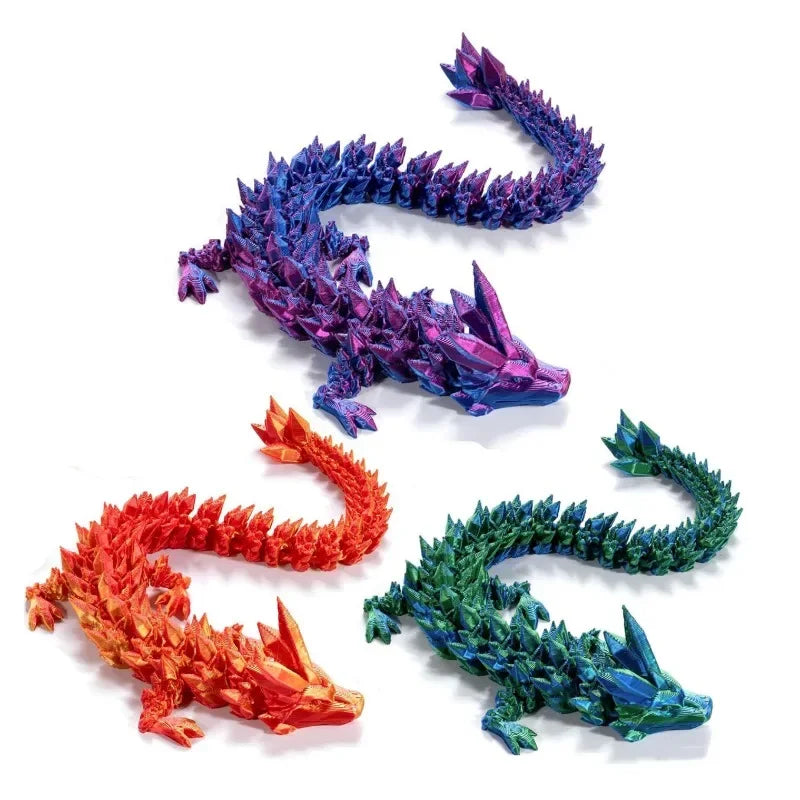 1/2PCS 3D Printed Dragon Egg with Full Articulated Dragon – Movable Desktop Toy & Collectible Ornament - Image 6
