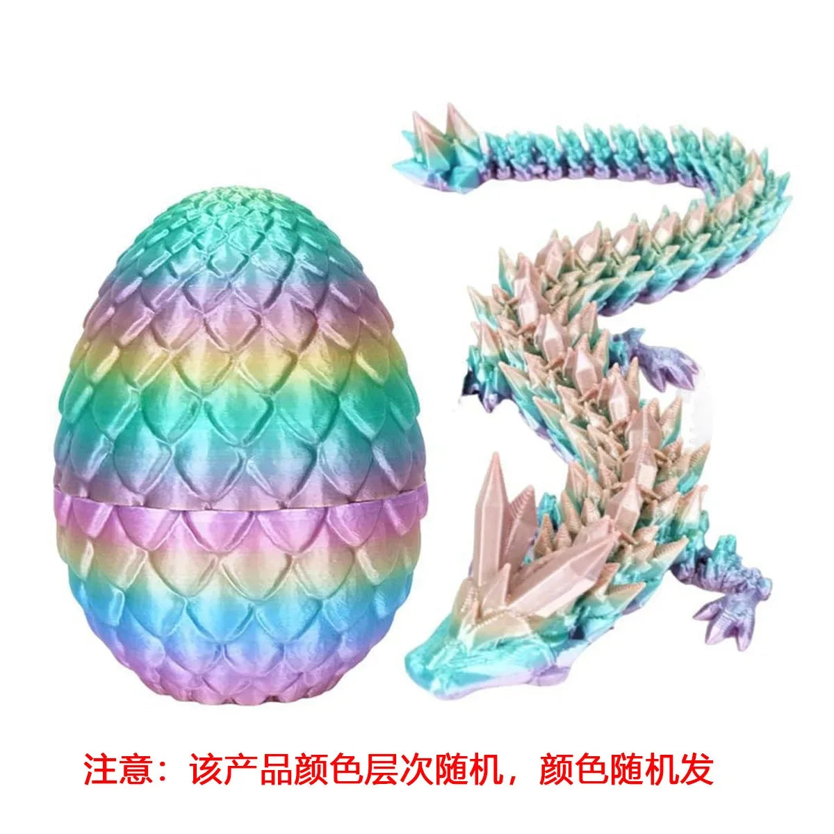 3D Printed Dragon Egg with Fully Articulated Dragon - Image 13