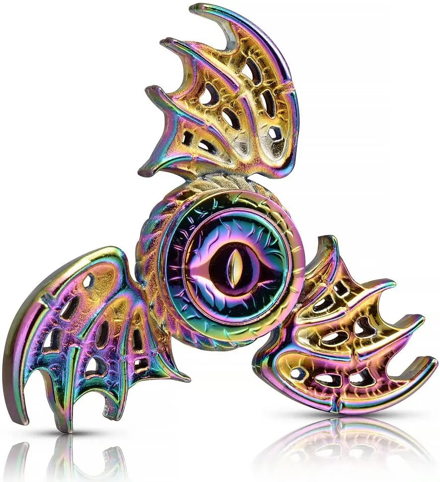Dragon Wings Eye Tri Fidget Spinner – Metal Hand Spinner with Steel Bearing - Image 7