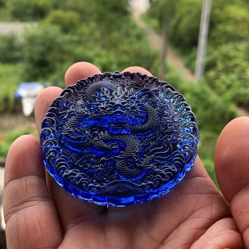 Dragon King Mandala Crystal Mani Stone – Tibetan Buddhist Six-Character Mantra Offering & Lucky Brave Jewelry - Image 5