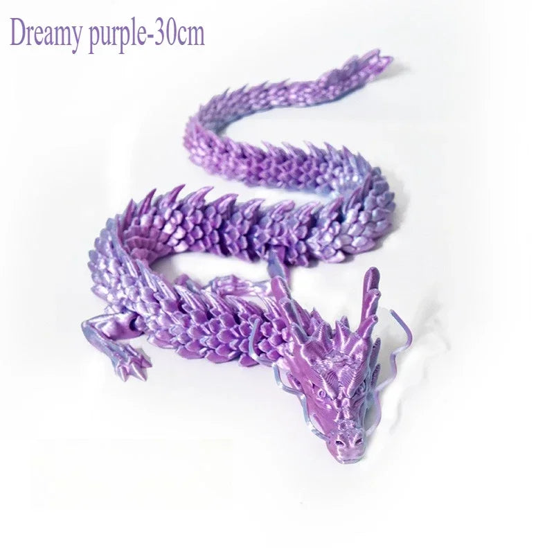 1PC Exquisite 3D Printed Chinese Dragon Ornament – Flexible Joints for Customizable Poses | Unique Anime-Inspired Collectible - Image 15