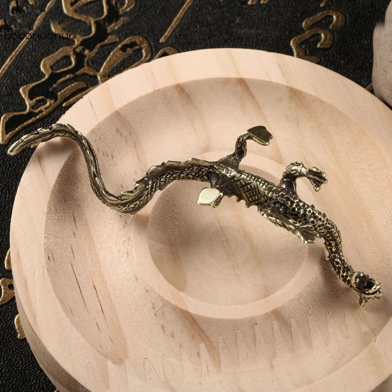 Brass Ancient Evil Dark Dragon Lord Soldiers – Desktop Miniature Figurines & Mobile Game Garage Kits - Image 3