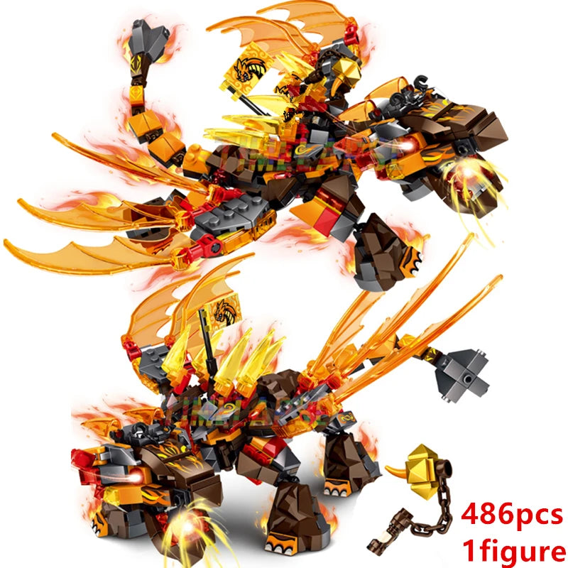 Fire Heatwave Transforming Lava Flame Dragon - Image 6