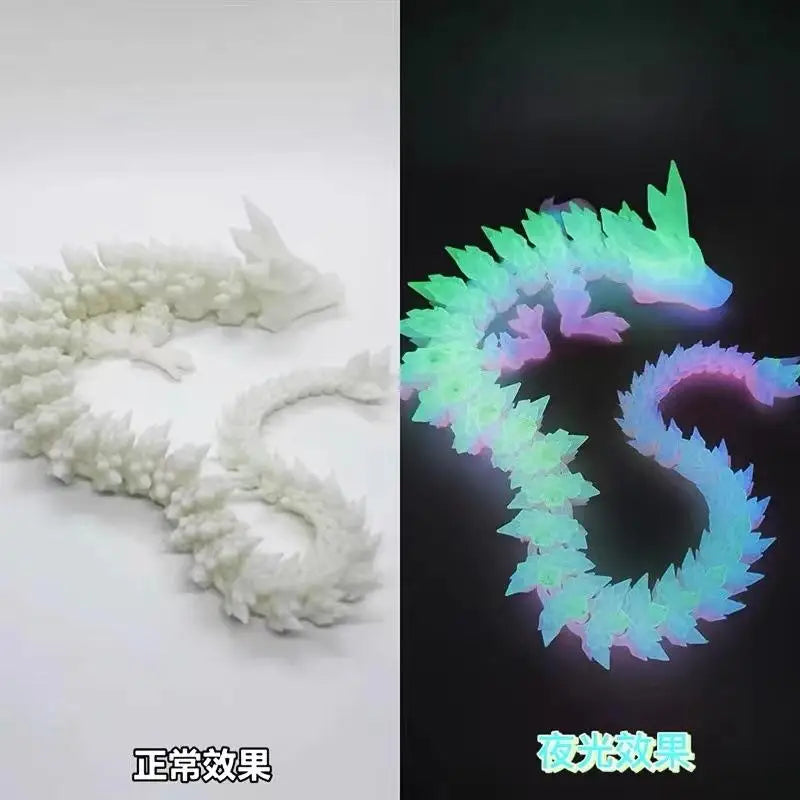 3D Printed Luminous Crystal Dragon - Image 6